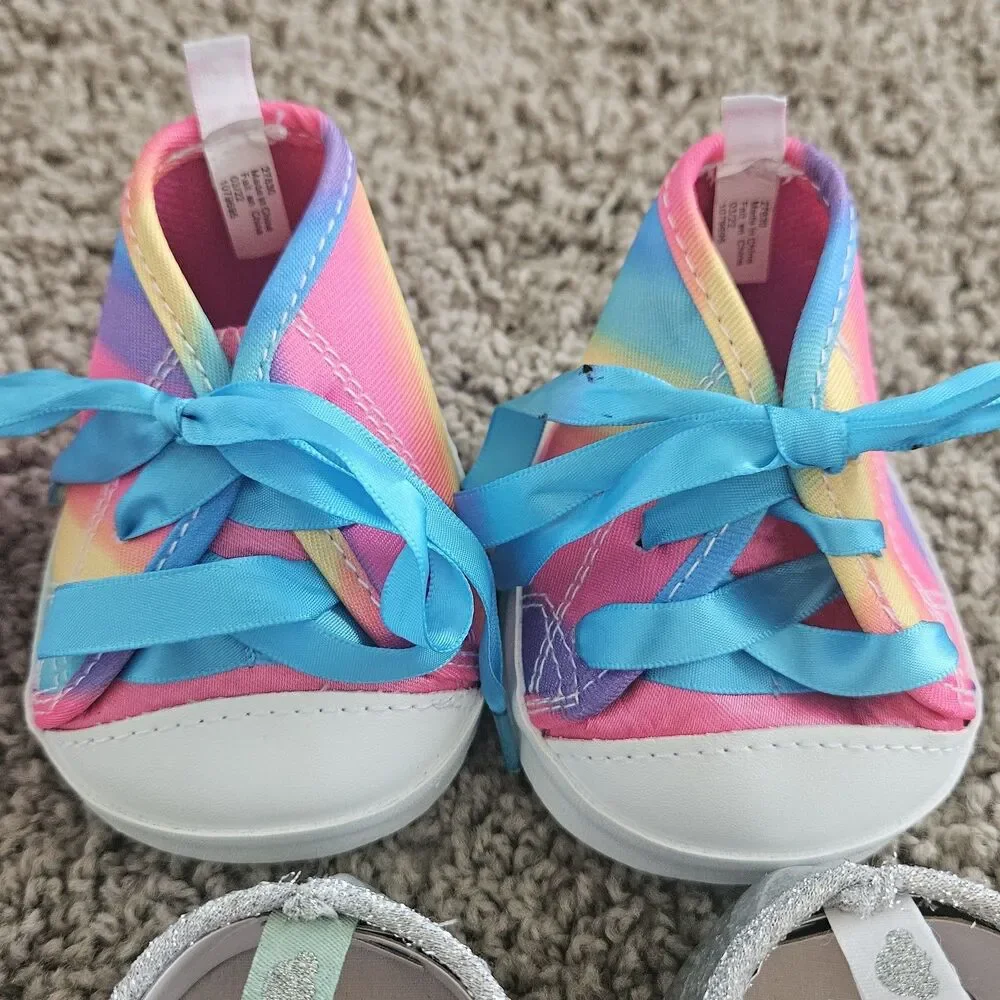 LOT OF BUILD A BEAR SHOES - 4 PAIRS